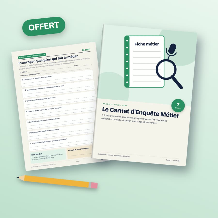 Bonus 2 : Le Carnet d’Enquête Métier